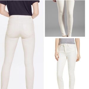 MOTHER - High Waisted Looker in Whipping The Cream